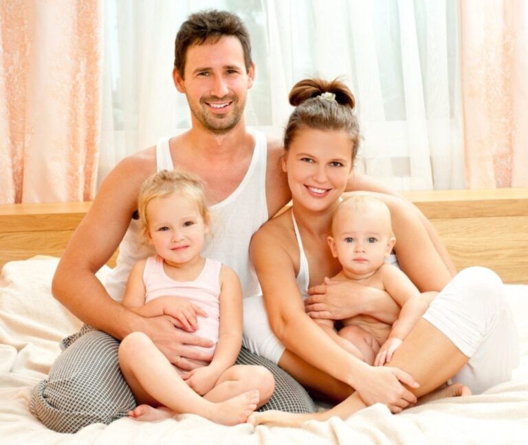 A baby - a family