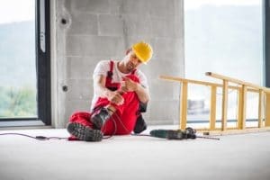 Construction worker Injury at work - disability claim
