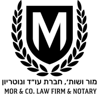 הלוגו של משרד עורכי דין ונוטריון mor & co.